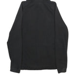 NIKE Mens Black Hoodie S Cotton Blend Full Zip Casual Sportswear