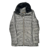Barbour Puffer - Small Gray Polyester