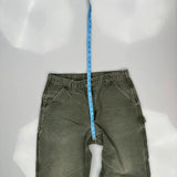 Carhartt Cargo Carpenter Trousers - 36W 32L Green Cotton