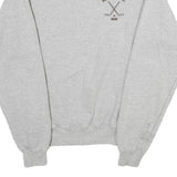 CHAMPION Mens Grey Mount Carmel Mom Crew Neck S Cotton Blend Sweatshirt