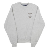 CHAMPION Mens Grey Mount Carmel Mom Crew Neck S Cotton Blend Sweatshirt