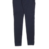 GUESS Womens Jeans Navy Cotton Blend Slim Skinny Zip W25 L28 Stylish Casual