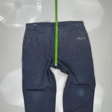 Carhartt Carpenter Trousers - 38W 31L Blue Cotton