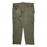 Wrangler Cargo Pants - 42W 32L Green Cotton