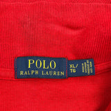 Polo By Ralph Lauren 1/4 Zip - XL Red Cotton