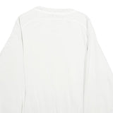 TOM TAILOR Mens White Cotton Crew Neck M Holiday Graphic Sweatshirt