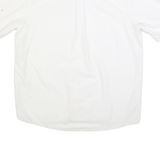 DICKIES Mens White Cotton Blend Short Sleeve Shirt XL Button Down Casual Work