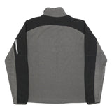 THE NORTH FACE Mens Grey & Black Outdoor Pullover Plain Crew Neck Basic Knit L