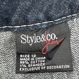 Unbranded Boot Cut Jeans - 34W UK 14 Blue Cotton