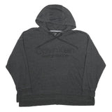 CALVIN KLEIN PERFORMANCE Womens Grey Hoodie 2XL Cotton Blend Pullover