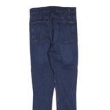7 FOR ALL MANKIND Womens Jeans Blue Slim Skinny Denim Medium W32 L32 Button