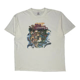 Delta Graphic T-Shirt - 2XL White Cotton