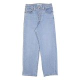 LEVI'S Womens Jeans Blue Regular Straight Denim Light W28 L27 Classic Button Fly