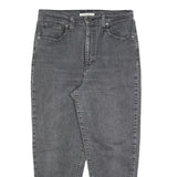 LEVI'S Womens Regular Fit Grey Jeans Denim W31 L27 Classic Cotton Blend Zip