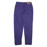 CALVIN KLEIN Womens Purple Relaxed Straight Denim Cotton Blend Medium W30 L30