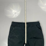 Carhartt Double Knee Carpenter Trousers - 38W 30L Black Cotton