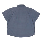CARHARTT Mens Blue Cotton Blend Short Sleeve Shirt 2XL Casual Workwear