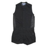 G-STAR Womens Black Playsuit Cotton Blend M Sleeveless Button Closure Casual