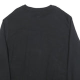 LEVI'S Mens Black Sweatshirt XL Crew Neck Cotton Blend Pullover Classic