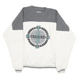 GEAR FOR SPORTS Mens Grey & White Training Crew Neck L Pullover Sweatshirt