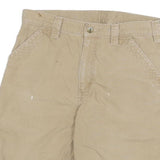 CARHARTT Mens Shorts Beige Casual Cotton Blend L W30 Workwear
