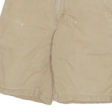 CARHARTT Mens Shorts Beige Casual Cotton Blend L W30 Workwear