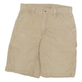 CARHARTT Mens Shorts Beige Casual Cotton Blend L W30 Workwear