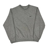Vintage Nike Sweatshirt - Large Grey Cotton