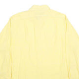 POLO SPORT RALPH LAUREN Mens Yellow Cotton Shirt L Classic Button Down Casual