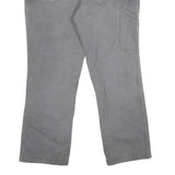 CARHARTT Mens Cotton Blend Grey Relaxed Straight Trousers W36 L30 Workwear