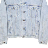 LEVI'S Mens Blue Denim Button Jacket L Cotton Classic Casual Outerwear