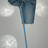 True Religion Denim Shorts - 32W 11L Blue Denim
