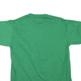 GULF COAST Mens Green Helicopter Graphic T-Shirt L Short Sleeve Crew Neck