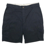 DICKIES Mens Shorts Black Casual Cargo XL W40 Workwear Durable Polyester