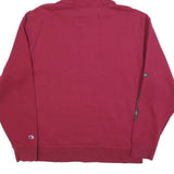 CHAMPION Mens Maroon Hoodie XL Camo Print Logo Pullover Casual Cotton Blend