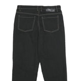 DARKER WAVES Womens Jeans Beige & Black Relaxed Straight Denim Medium W32 L28