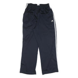ADIDAS Mens Joggers Blue White L W28 L29 Athletic Slim Tapered Fit