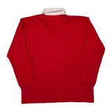 Chaps Ralph Lauren Rugby Shirt - XL Red Cotton