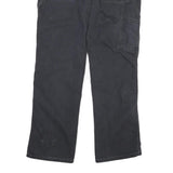 DICKIES Mens Cotton Blend Black Regular Fit Straight Leg Trousers W36 L32