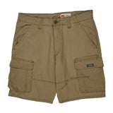 Wrangler Cargo Shorts - 34W 10L Khaki Cotton