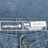 Carhartt Cargo Trousers - 30W 30L Blue Cotton