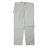 Dickies Carpenter Pants - 38W 32L White Cotton