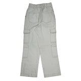 Revival Cargo Pants - 26W US 4 White Cotton