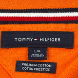 Tommy Hilfiger Sweater - Large Orange Cotton