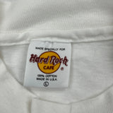San Diego, Made In USA Hard Rock Cafe Graphic T-Shirt - Large White Cotton