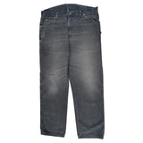 Dickies Carpenter Trousers - 36W 30L Grey Cotton