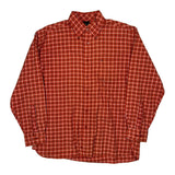 Tommy Hilfiger Checked Shirt - Medium Red Cotton