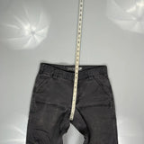 Carhartt Double Knee Carpenter Trousers - 34W 30L Grey Cotton