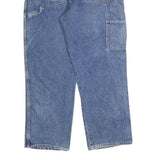 DICKIES Mens Relaxed Blue Denim Jeans W38 L30 Workwear Carpenter Style Zip
