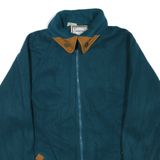 CURRENT SEEN Mens Blue Jacket M Polyester Blend Zip Plain Casual Outdoor Wear